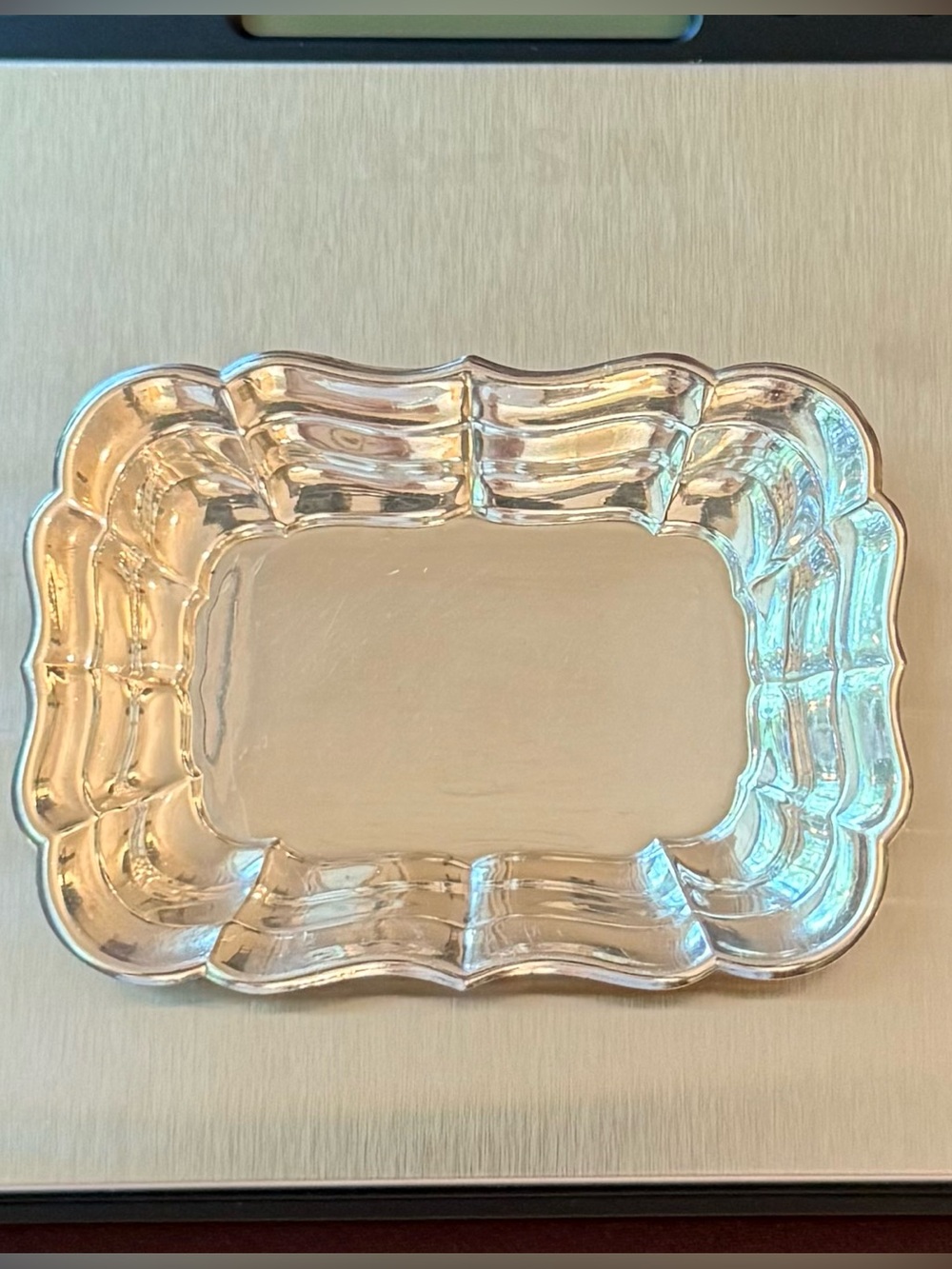 Reed & Barton "Windsor" pattern sterling silver tray X958